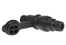 L16-30R WATERTITE CONNECTOR BLACK