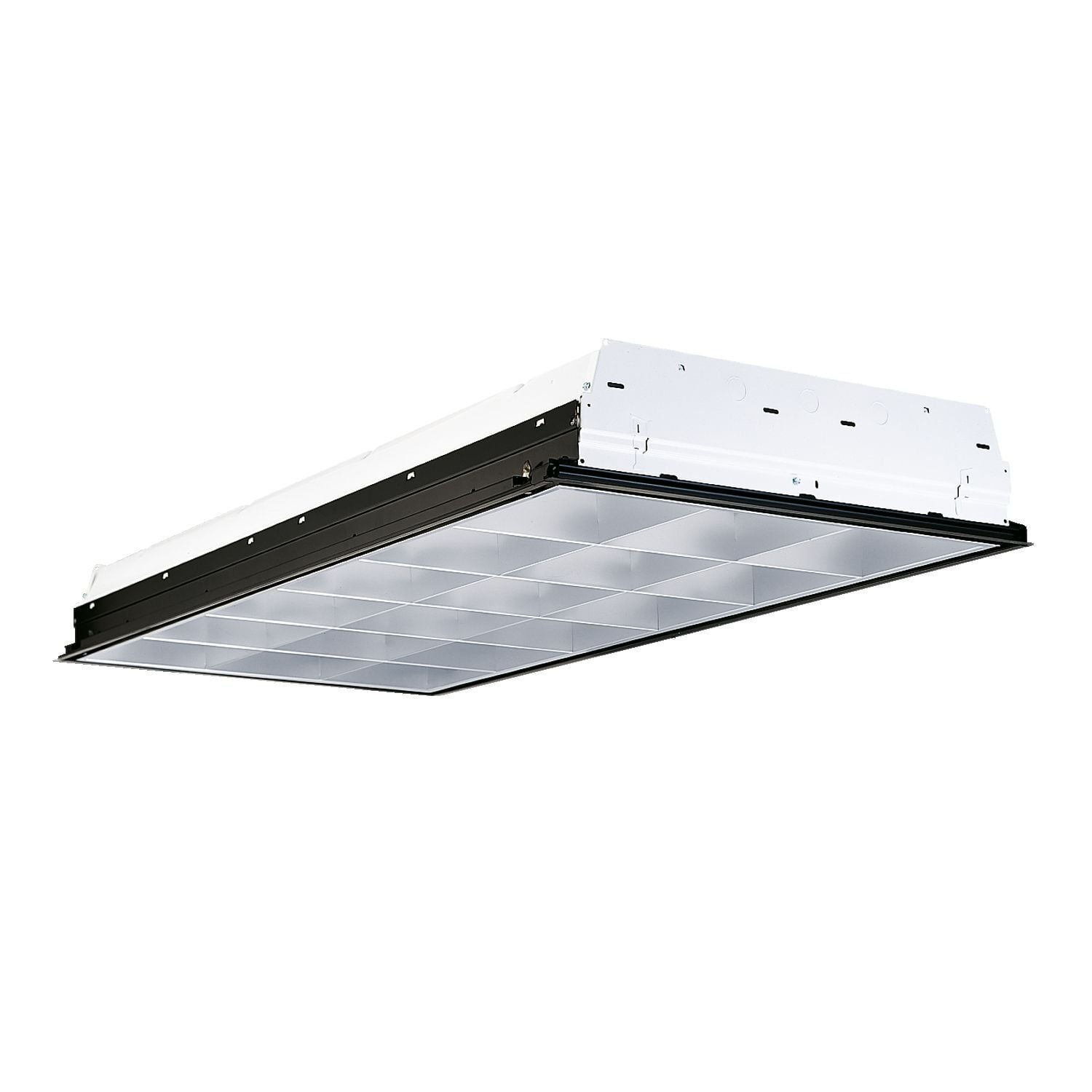 2EP3GX-332S36I-UNV-EB81-U Metalux 2EP3GAX/Paralux III High Performance Standard Commercial Indoor Troffer, (3) T8 Lamp, 96 W Fixture, 120 to 277 V AC, Steel Housing