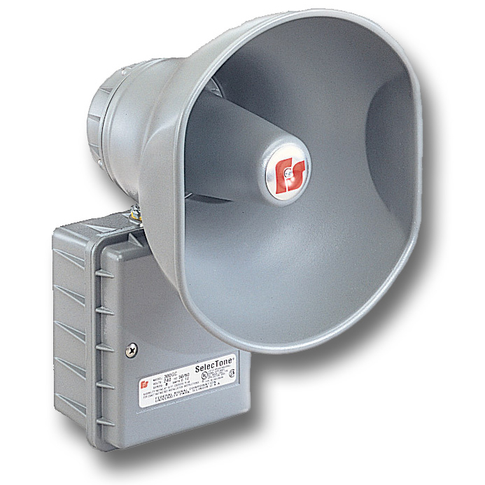 300GC-120 SelecTone Audible Signaling Device, 120 V AC, 0.2 A, 50/60 Hz, 110 dB Sound, CSFM Approved, cUL Listed, UL 1480