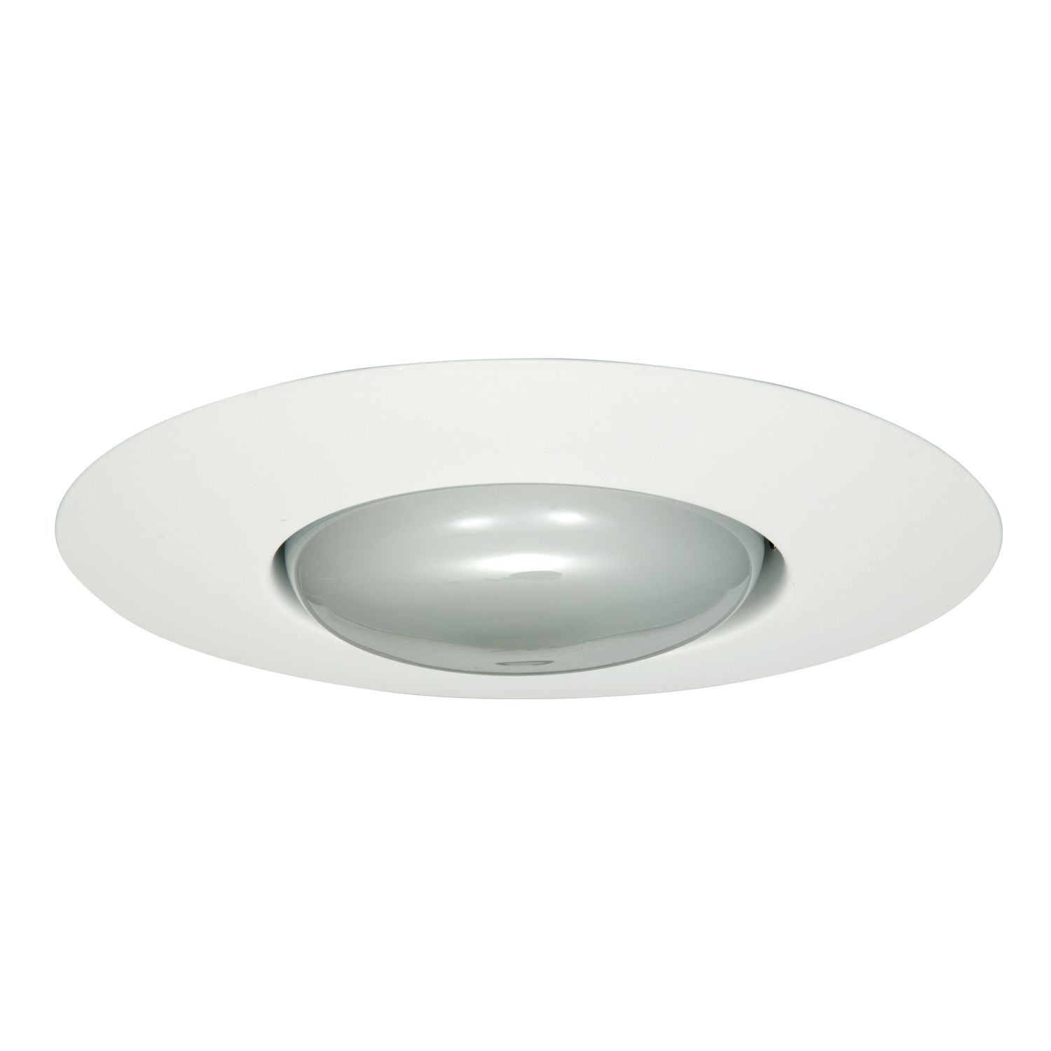 300P Halo H7 E26 Open Round Lighting Trim, 6 in ID x 7-1/4 in OD, LED Lamp, For Use With H7 Downlight Fixture, Metal