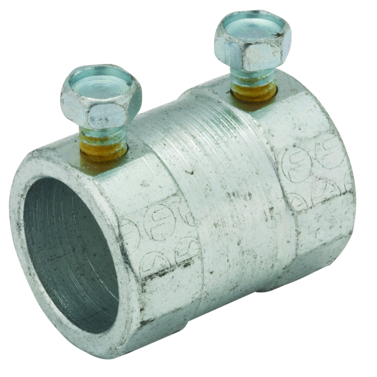 3023 Setscrew Conduit Coupling, 3/4 in, For Use With IMC/Rigid Conduit, Steel, Electro-Plated Zinc