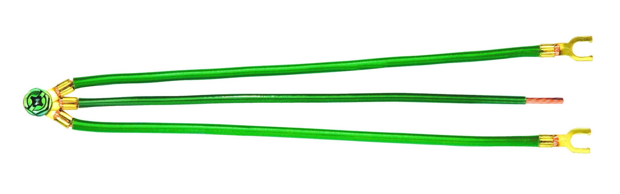 30-3288 Combo Grounding Tail, 12 AWG Stranded Wire, Fork/Ring Terminal