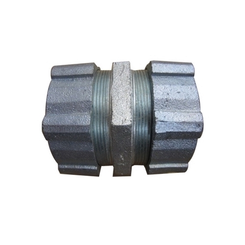 30-350 Type 30 Set Screw Coupling, 3-1/2 in, For Use With Threadless Rigid/IMC Conduit, Malleable Iron, Zinc Plated