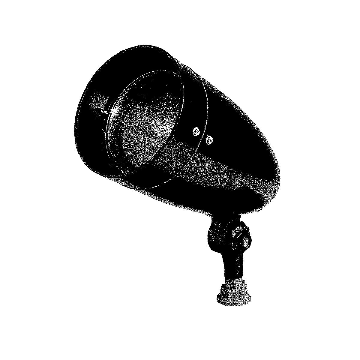 Lampholders 308/309 Series, Bullet Lampholder, Matte Black, Incandescent, N/A, Mounting Type=Knuckle.
