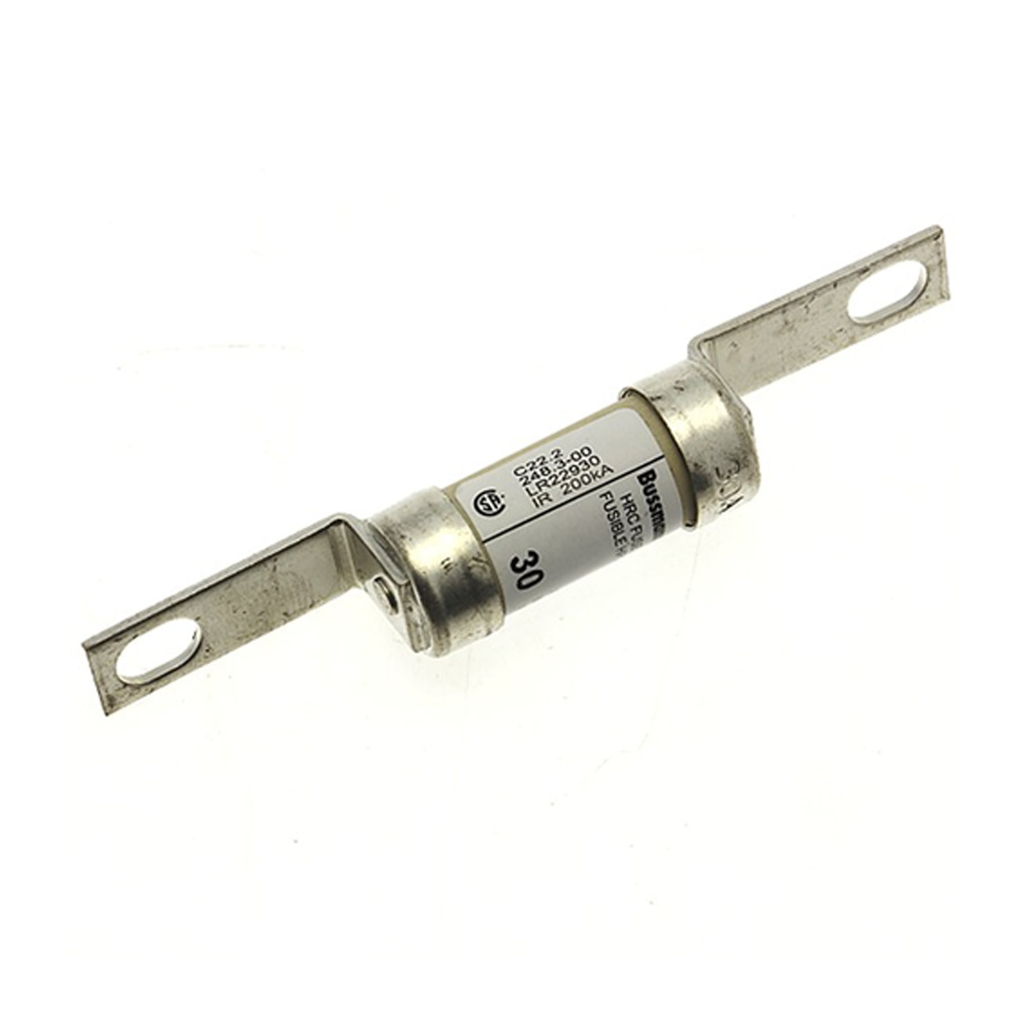 30H07C Canadian Non-Indicating Cable Limiter Fuse, 30 A, 600 V AC, 200 kA Interrupt, Cartridge Blade Body