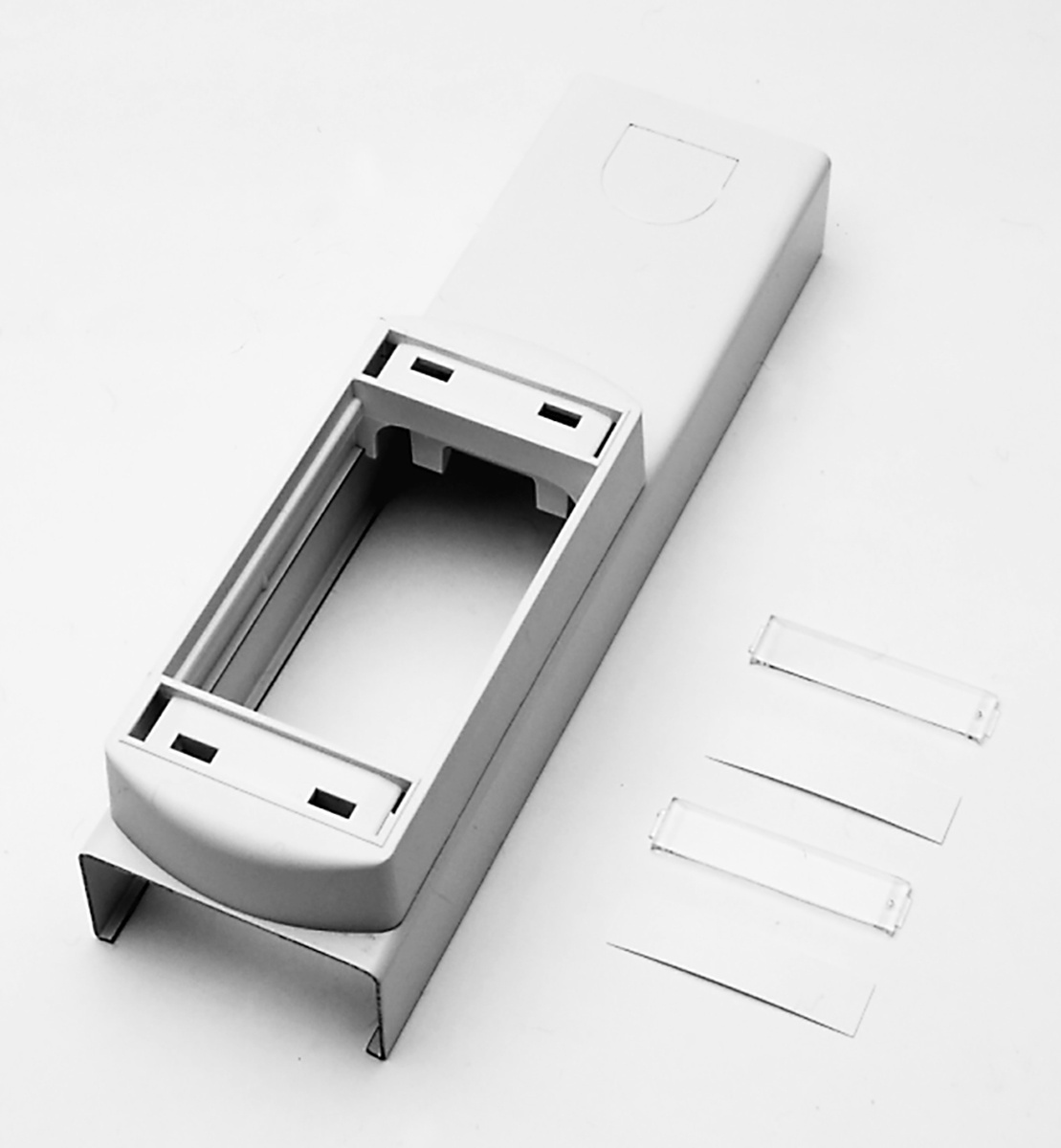 Add-On Plate With Bezel; Steel, Used On Power Poles, For 30 Series, For Ortronics Series II Modular Connectivity Solutions