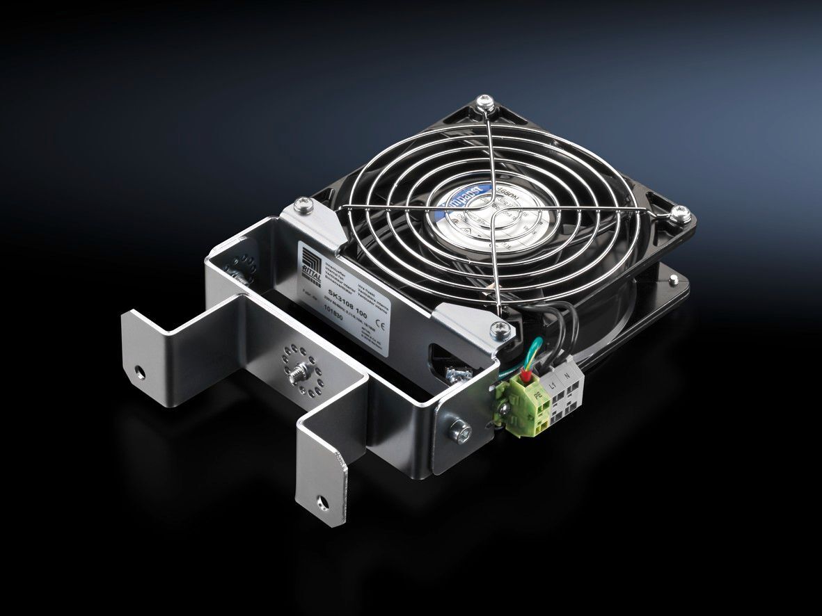 3108024 SK Series Enclosure Internal Fan, 24 V DC, 0.15 A, 3.5 W Power Rating, 95 cfm Air Flow