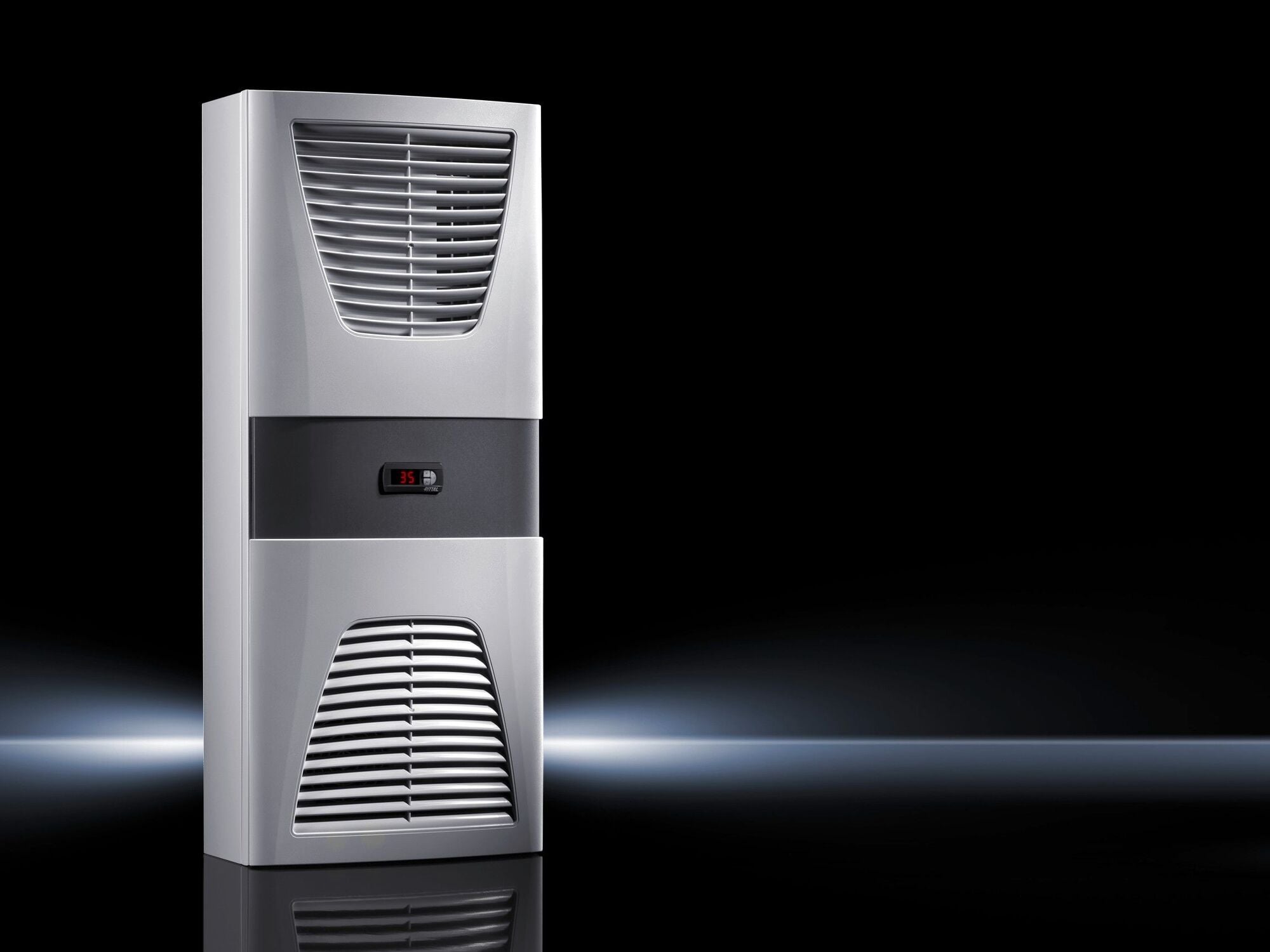3129100 TopTherm SK Series 1-Phase Air/Air Heat Exchanger With Controller, Digital Temperature Display, 230 V AC, 0.38/0.4 A, 85/90 W Power Rating, IP54 Enclosure, 860/900 cfm Air Flow