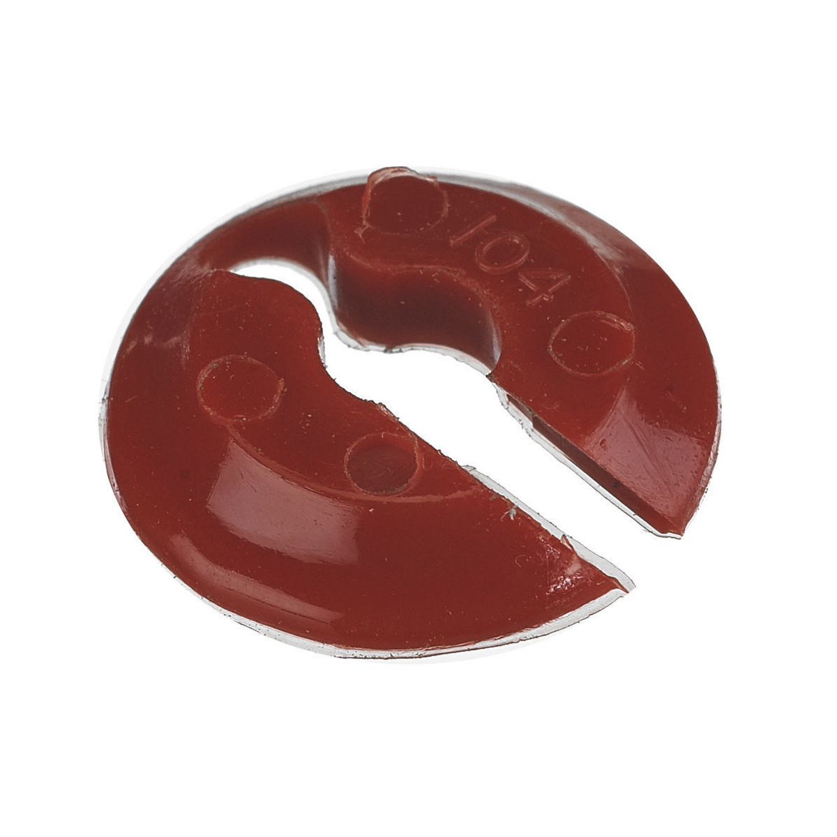 31648037GPK100 Form 1 Standard Weather-Resistant Replacement Gotcha Ring, 0.187 to 0.25 in Cable, Nylon