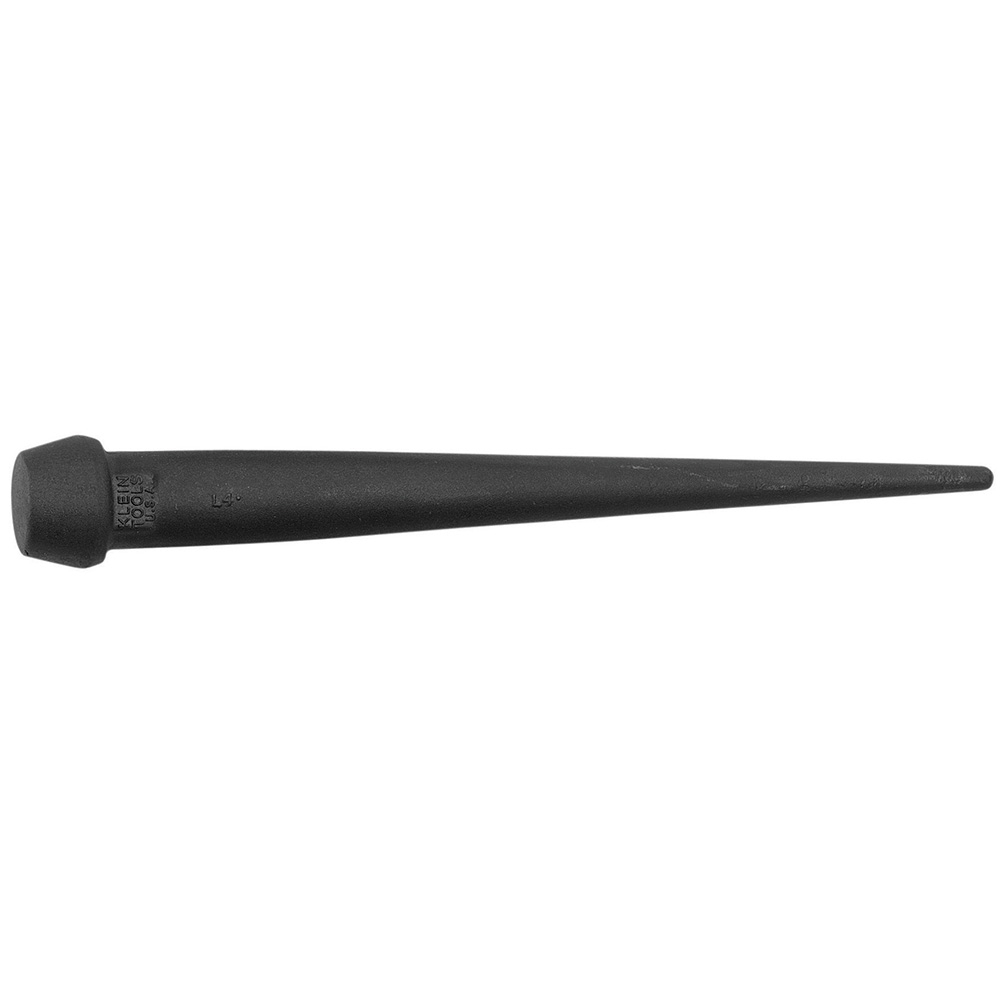 3255 Broad Head Tapered Bull Pin, 5/16 in Flat Tip, 13-3/4 in OAL, Alloy Steel Tip