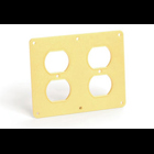 COVERPLATE (2) DUPLEX OUTLETS FOR3200/33