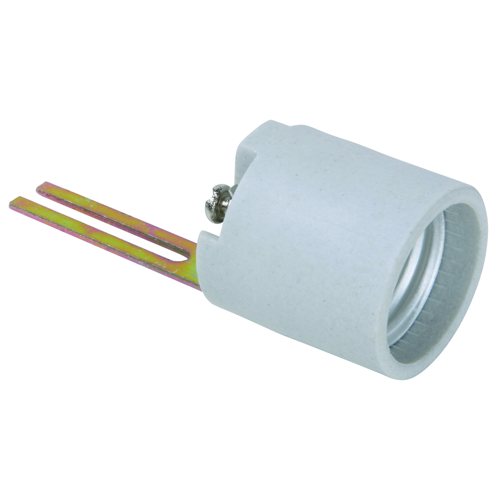 3352F Medium Base Lampholder, White