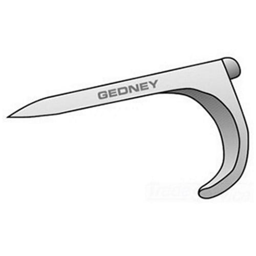 335G EMT Service Entrance Strap Nail, 1 in, For Use With Round SE and NM Cables, Malleable Iron, Hot Dipped Galvanized