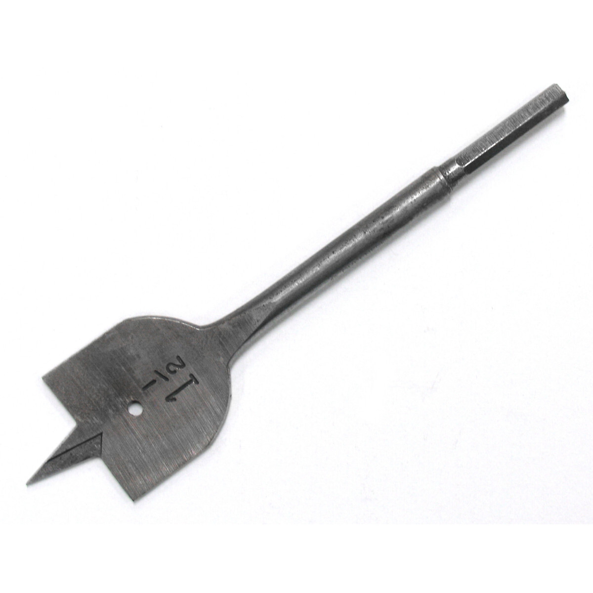 33A-1-1/2 Standard Spade Bit, 1-1/2 in Dia, 6-1/4 in OAL, 1/4 in Shank