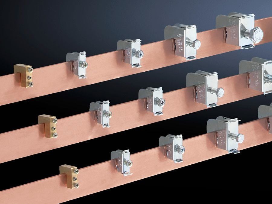 3458500 Conductor Connection Clamp, For Use With 10 mm H Busbar, 35 to 70 sq-mm Wire Size, Sheet Steel