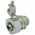 Straight Insulated Connector with Ground Lug, Steel/Malleable Iron,1/2In. Trade Size