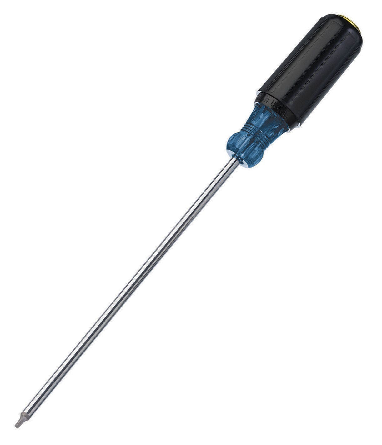 35-692 Screwdriver, #1 Square Point, CRV Steel Shank, 12-5/16 in OAL, Polished Chrome/Nickel Plated
