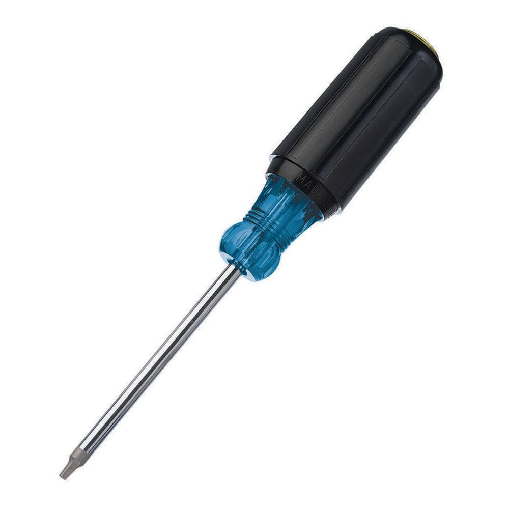 35-693 Screwdriver, #2 Square Point, CRV Steel Shank, 8-5/16 in OAL, Polished Chrome/Nickel Plated