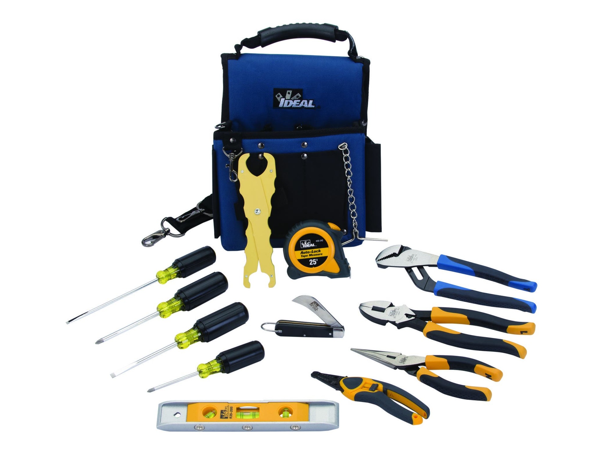 35-790 LaserEdge Electricians Hand Tool Kit, Bag Tool Storage, 13 Pieces
