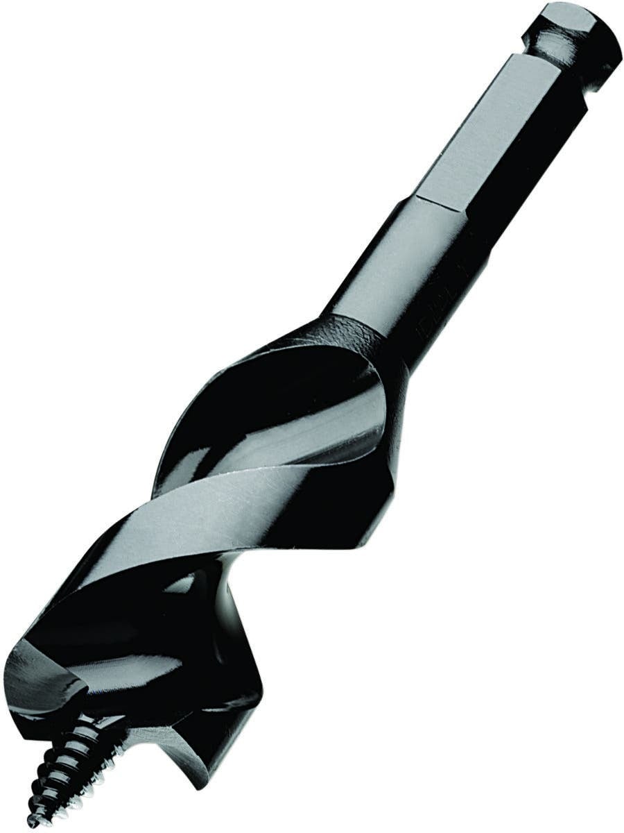 35-868 Mini Utility Auger Bit, 1 in Dia, 4-3/4 in OAL, 2-1/2 in L, 7/16 in Shank