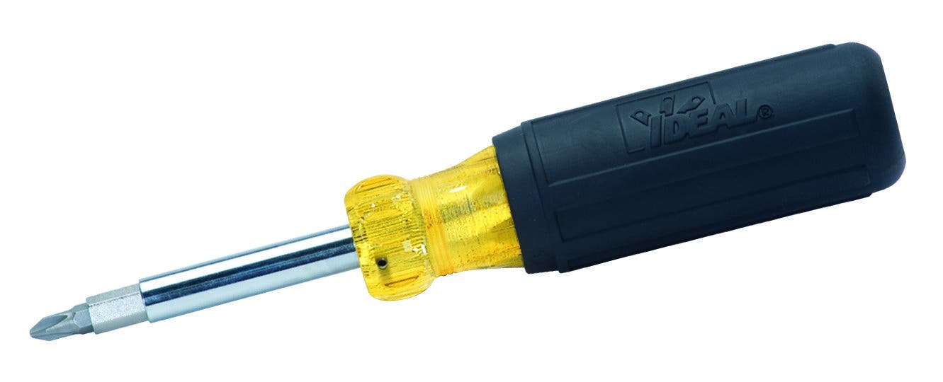 35-910 10-in-1 Screwdriver and Nutdriver, #1, #2, #10, #15, 1/4 in, 3/16 in Phillips/Slotted/Square/Torx Point