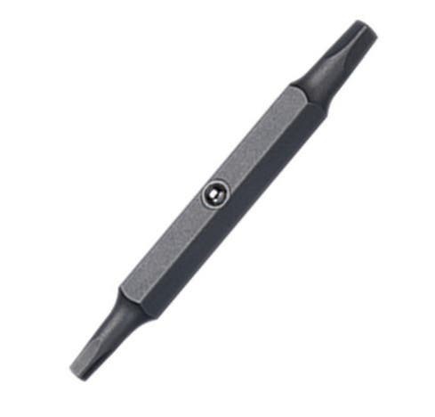35-914 Screwdriver Bit, #1, 3/16 in Slotted/Square Point, Steel