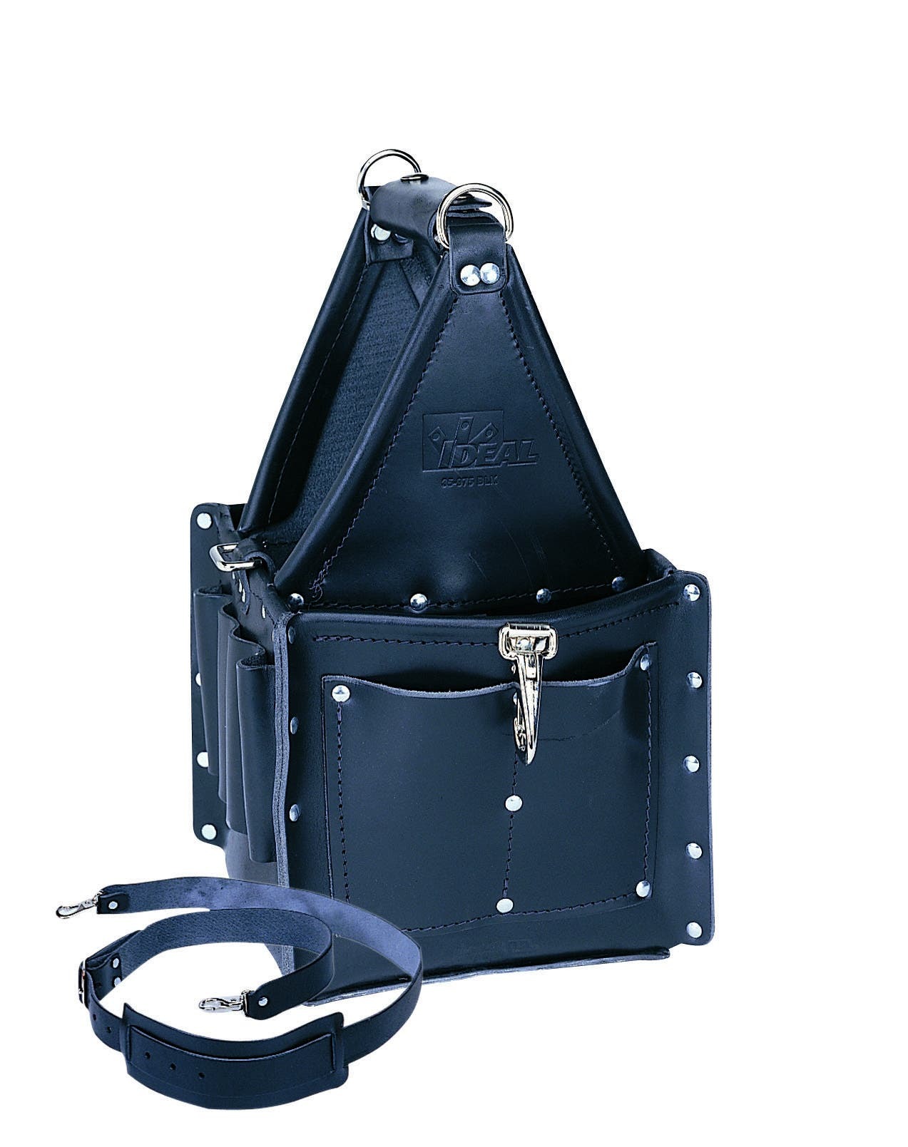 35-975BLK Tuff-Tote Ultimate Tool Bag, Leather, Black