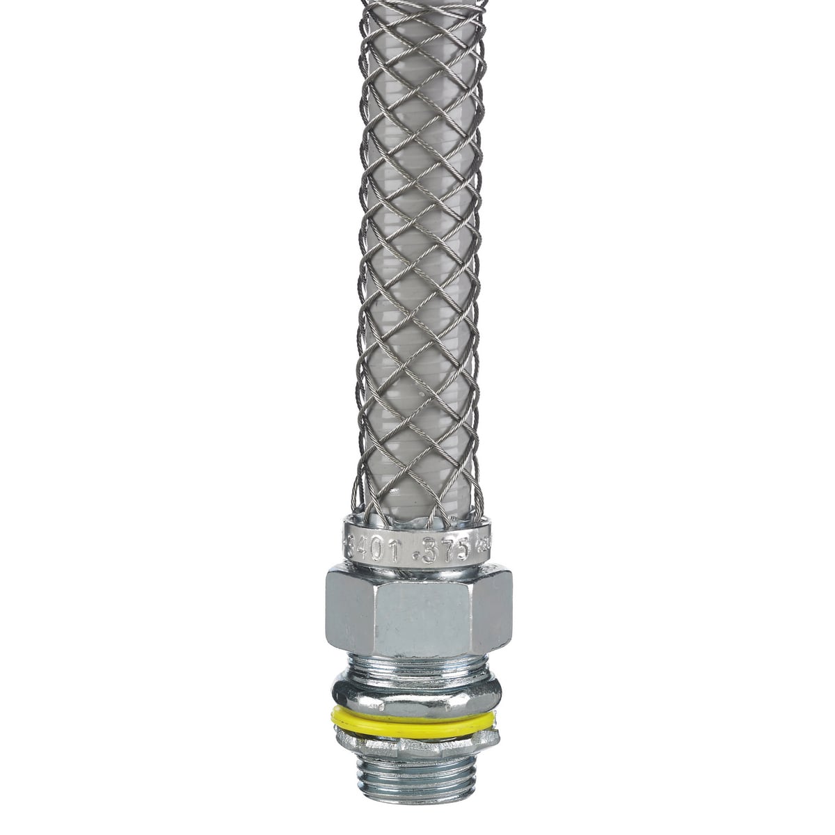 074093408 Non-Insulated Straight Male Metallic Liquidtight Connector, 2 in Trade, Steel