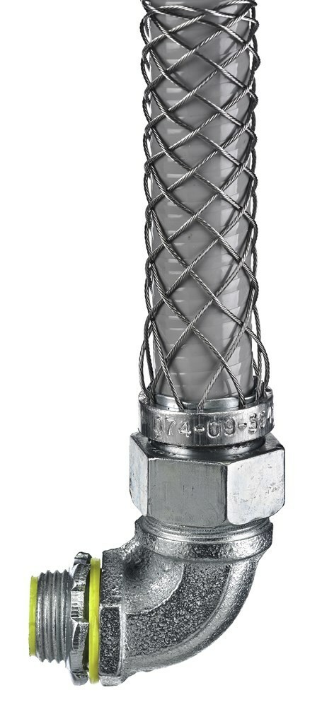074093542 Insulated Male Metallic Liquidtight Connector, 1/2 in Trade, Steel