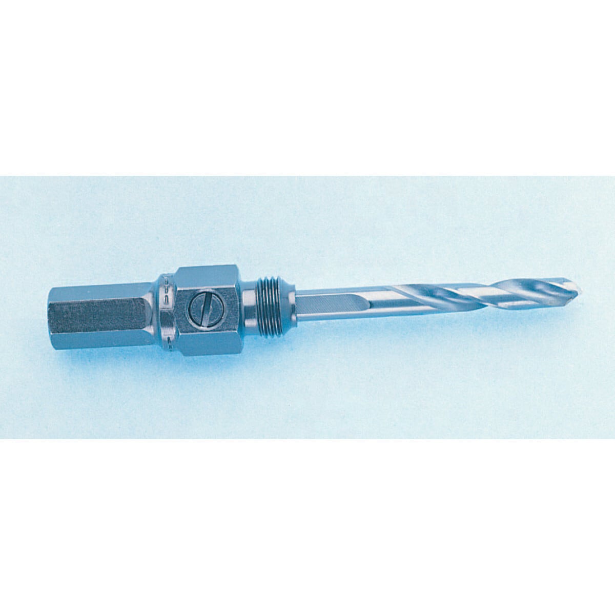 37155B Hole Saw Arbor With Fixed Pockets, 7/16 in, 1/4 in Pilot Drill, High Speed Steel