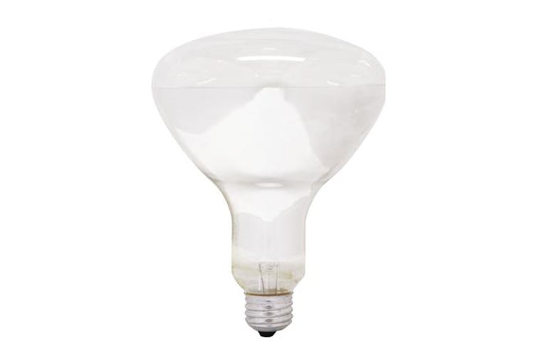 375R40/1 Incandescent Lamp, 375 W, E26 Incandescent Lamp, R40 Shape, 2700 Lumens Initial