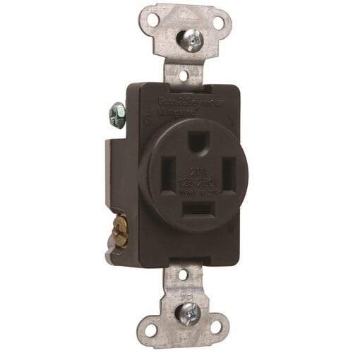3820 Straight Blade Receptacle 3-Pole 4-Wire 20 Amp 125/250V