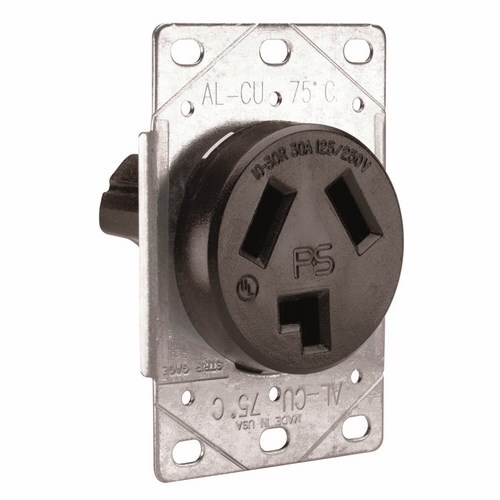 3860 Straight Blade Receptacle 30A 125/250V