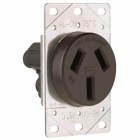 50amp 125/250volt, Straight Blade Flush Receptacle, 3pole 3wire