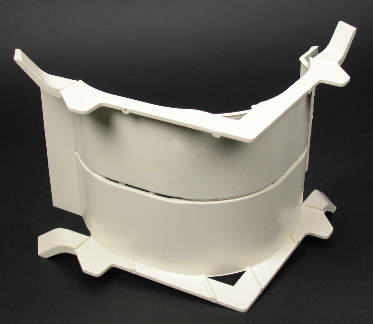 4000 Series Multiple Channel Radiused Insert; 6 Inch Length Ivory/Gray, Steel