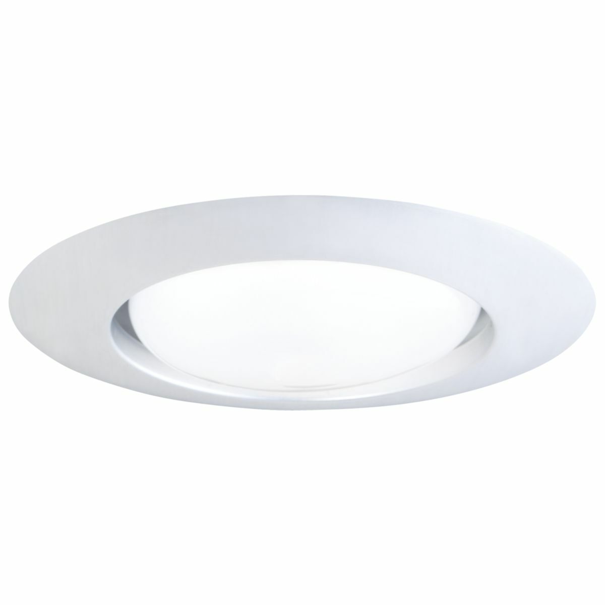 401P Halo H7 401 Large Aperture Open Round Lighting Trim, 6 in Dia Inside x 8 in Dia Outside, Incandescent Lamp, For Use With H7 Downlight Fixture, Metal