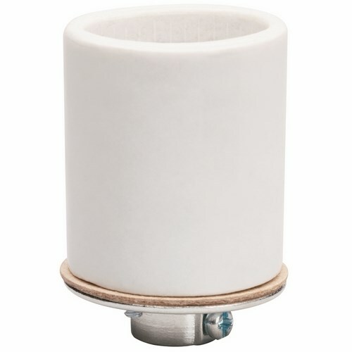 10045 Medium base, porcelain, keyless, single circuit screw terminals, aluminum screw shell set