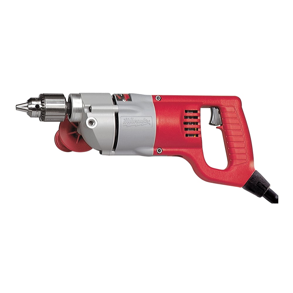 1007-1 Grounded Electric Drill, 1/2 in Keyed Chuck, 120 VAC, 600 rpm Speed, 14-3/4 in OAL