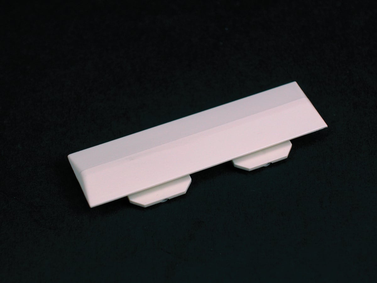 Non-Metallic Cover Clip Fitting; White