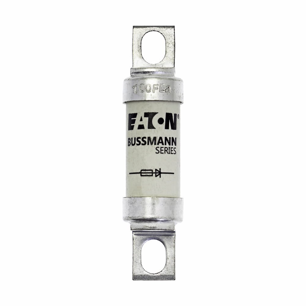 Bussmann 100FE British Style High Speed Fuse, 100 A, 690 V AC, 200 kAIC Interrupt