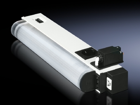 4139140 Straight Courtesy Light With Earthing Pin Socket, 230 V AC, Electronic Ballast, (1, Plastic