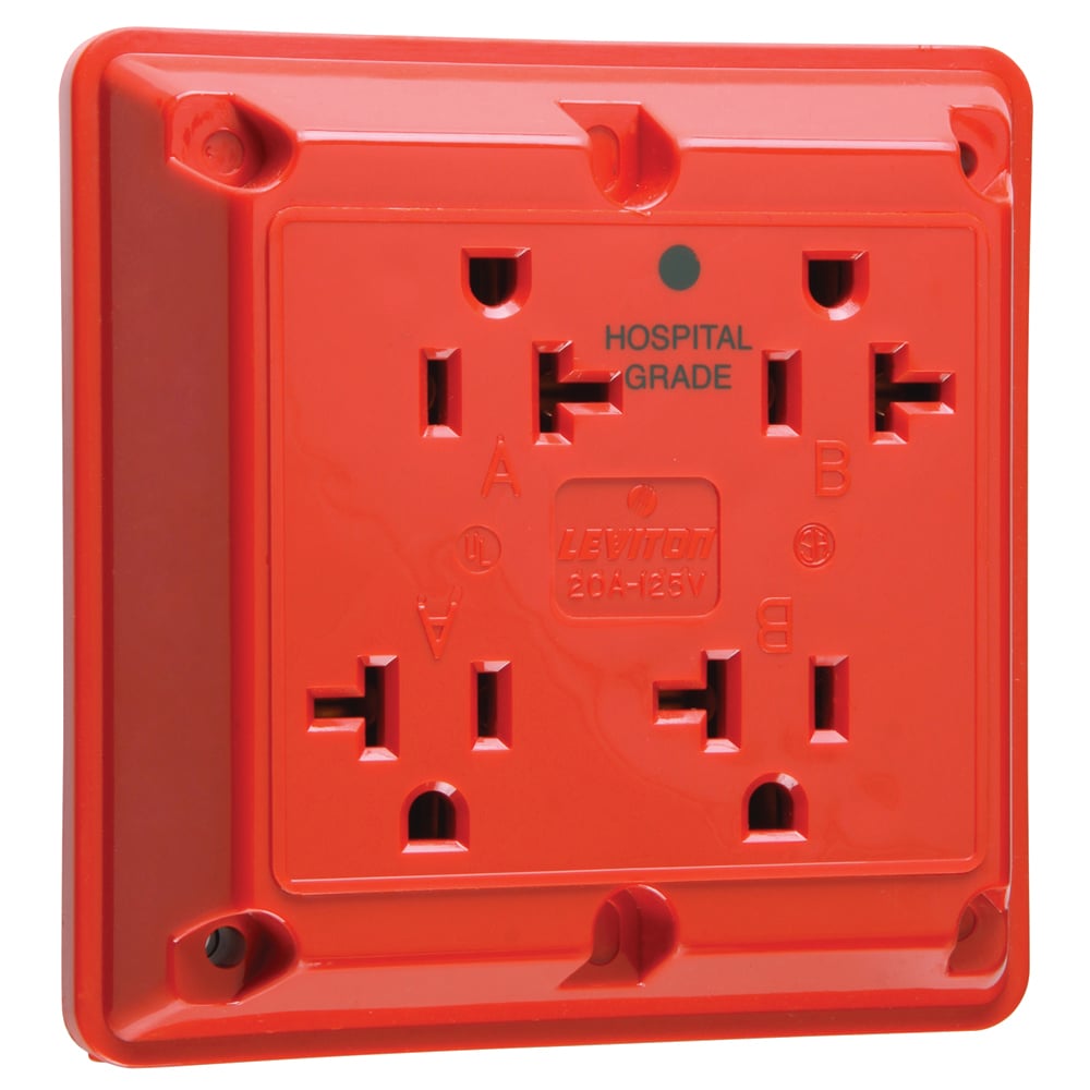 420HRED  Quad Receptacle