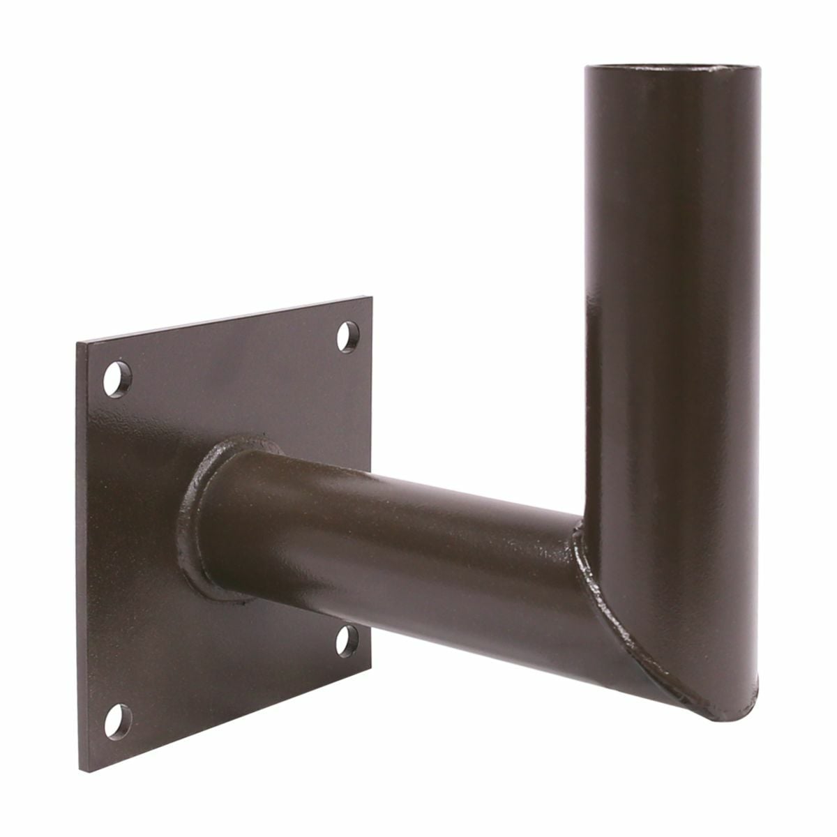 101-A22 Angle Slipfitter Fixture Bracket With (4) 3/8 in Bolt, For Use With 2-3/8 in OD Vertical Tenon Bronze, 2-3/8 in Bracket Mount, 2 in Dia x 9 in H Fixture, Steel, Bronze