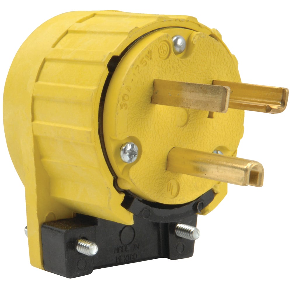 43379 Miscellaneous Configurations - Angled Plug, Yellow