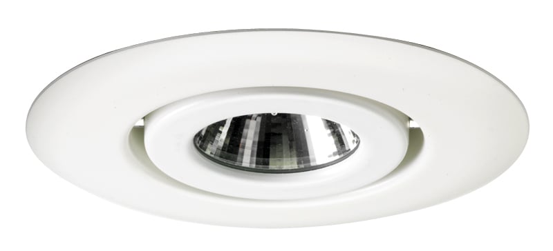 440 SC Adjustable Flush Low Voltage Gimbal Ring Trim, 5 in OD, Halogen Lamp, For Use With IC1, IC1P, TC1, APT1 Series Housing