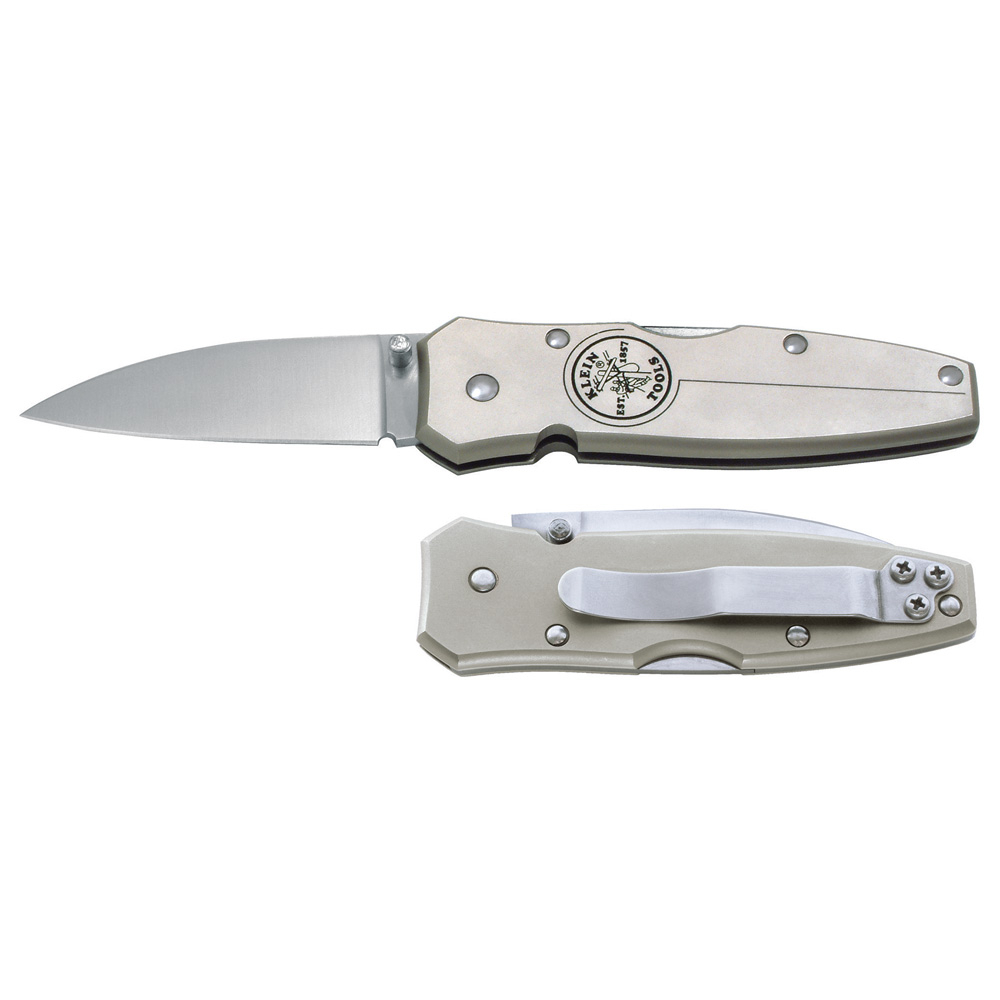 44001 1-Blade Compact Lightweight Pocket Knife, AUS8 Stainless Steel Drop Point Blade, 2-1/2 in L Blade, Lock Back Opening, Yes