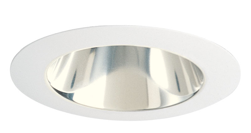 442 CWH Downlight Low Voltage Deep Cone Trim, 5 in OD, Halogen Lamp, For Use With IC44N, TC44, TC47, APT44 Series Housing