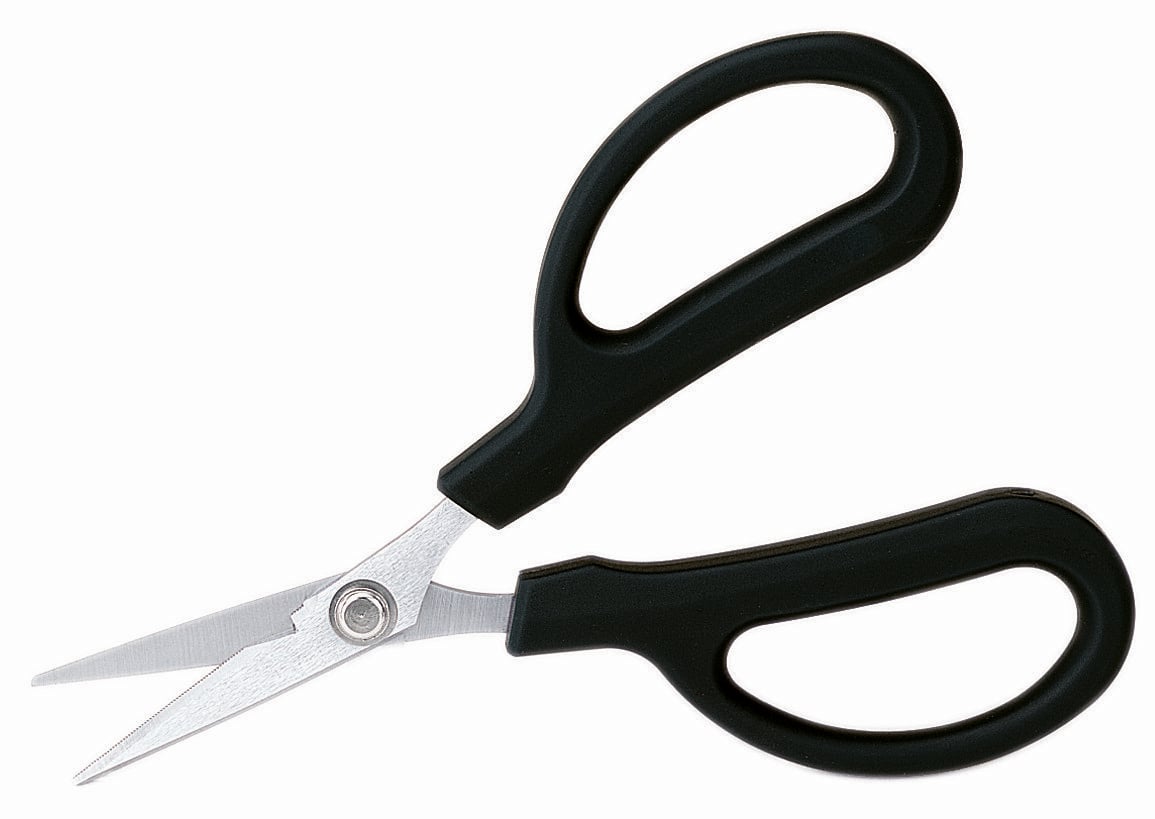 Cutter With Breaker Notch, Serrated Blade Edge, Textured, Cushion-Grip Handle, High-Carbon Stainless Steel With Molybdenum And Vanadium Blade, For Cutting Kevlar Strength Member In UTP/STP Cable