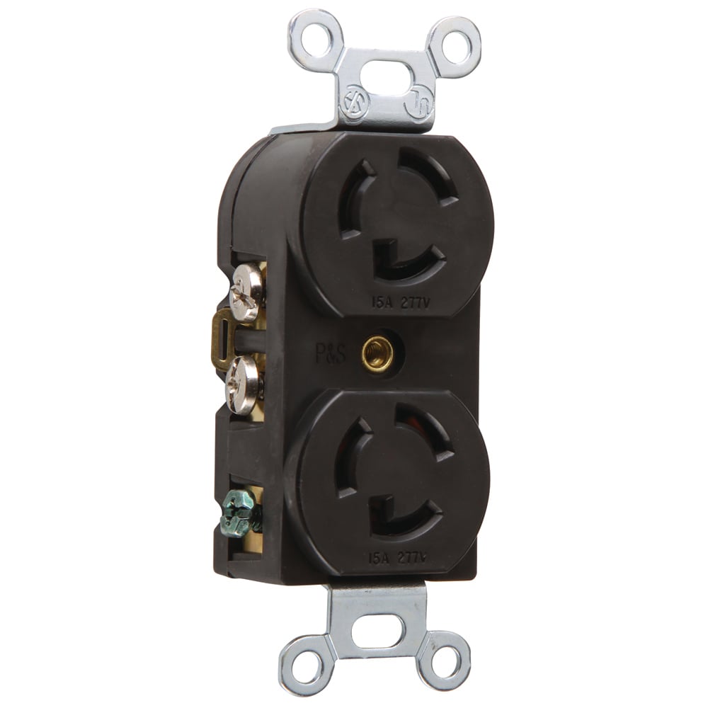 4750 Turnlok Registered Receptacle Duplex 15 Amp 277V