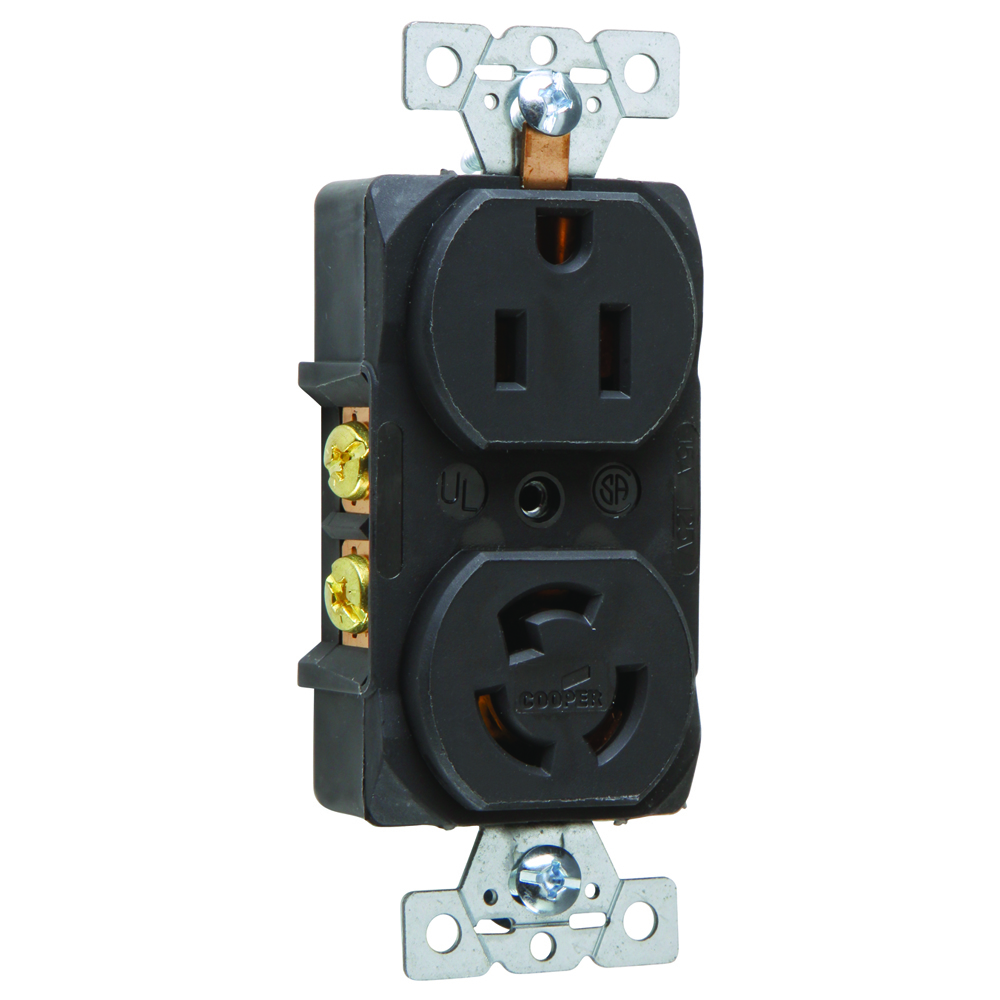 4792 Receptacle Duplex Combination